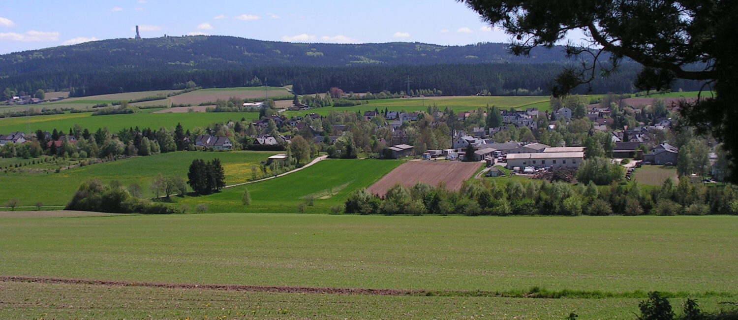 Blick über Martinlamitz